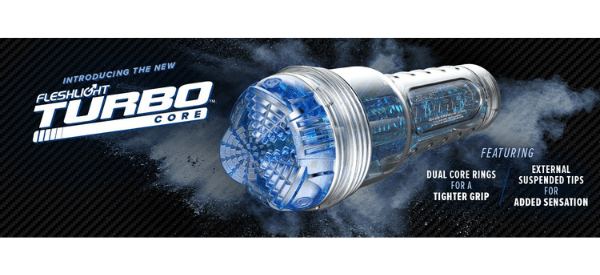 Presentamos el TURBO CORE Fleshlight (Succión superior) - Fleshlight