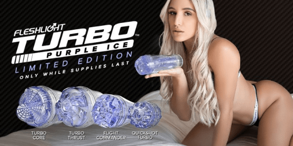 El Fleshlight Turbo: Purple Ice Edition (Sólo por tiempo limitado) - Fleshlight