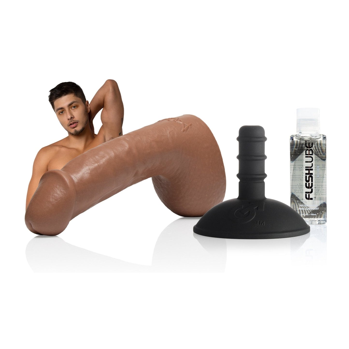 Pack de Consoladores Angel Rivera con Fleshlube Slide - Fleshlight