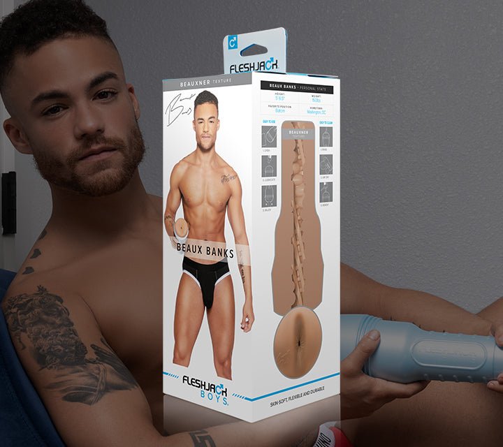 Beaux Banks: Beauxner y Dildo pack - Fleshlight
