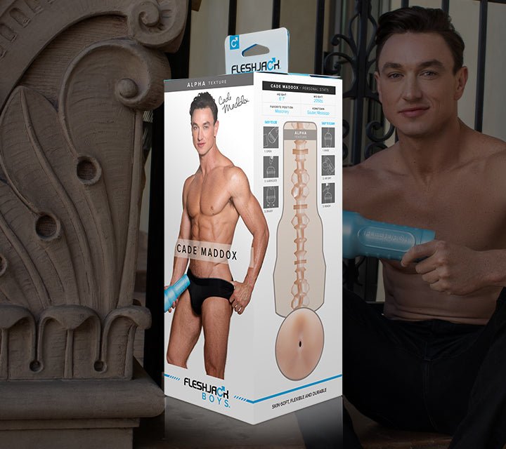 Cade Maddox Pack Alfa y Consolador - Fleshlight
