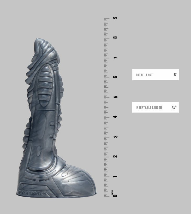 Consolador Cyborg (Plata) - Fleshlight