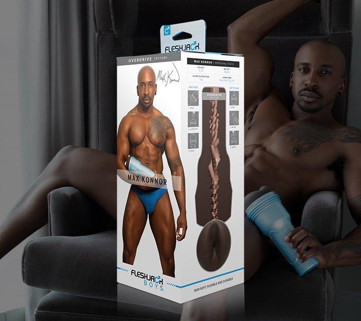 Pack Overdrive y Consolador Max Konnor - Fleshlight