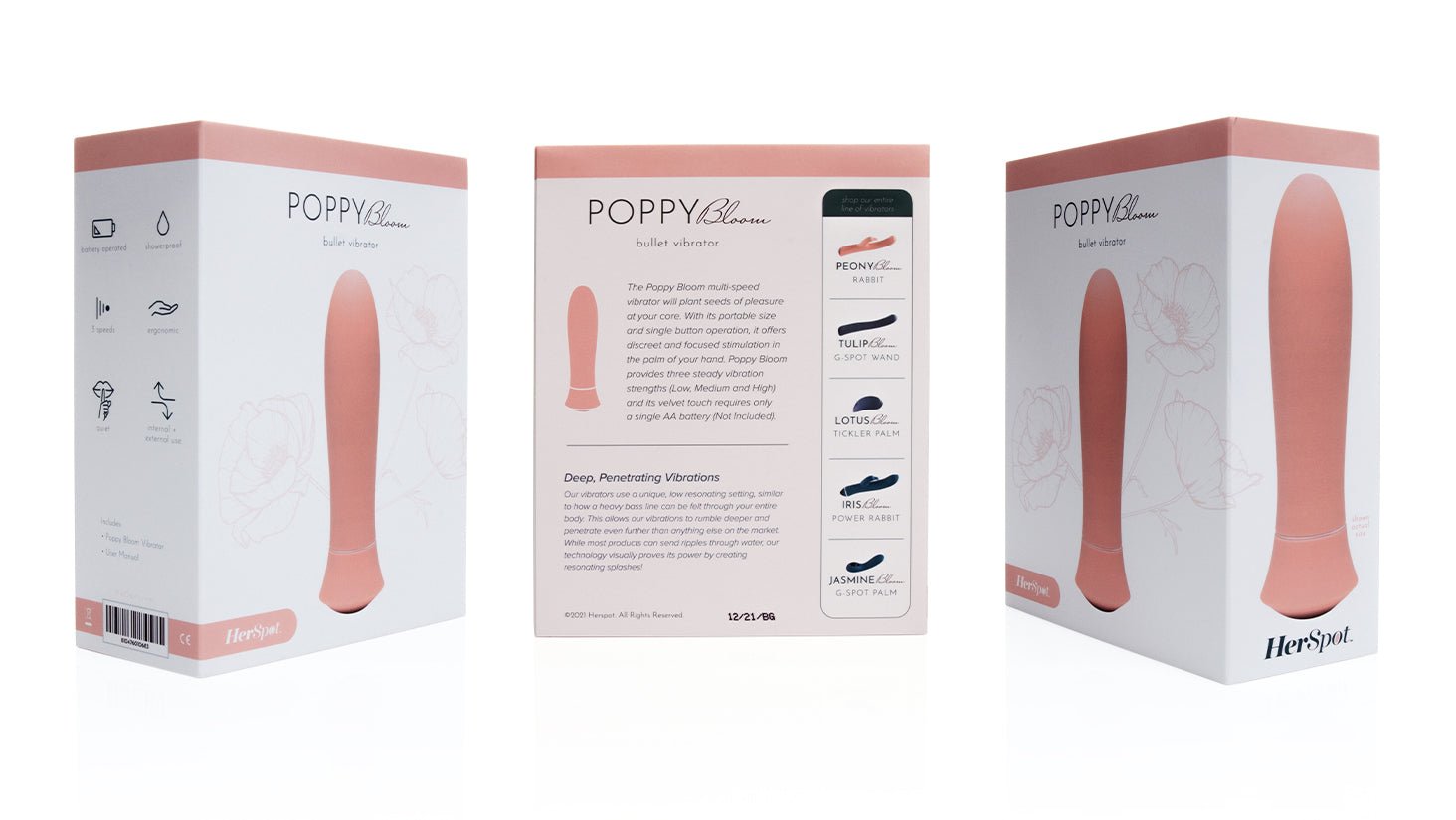 Vibrador Bala Poppy Bloom - Fleshlight