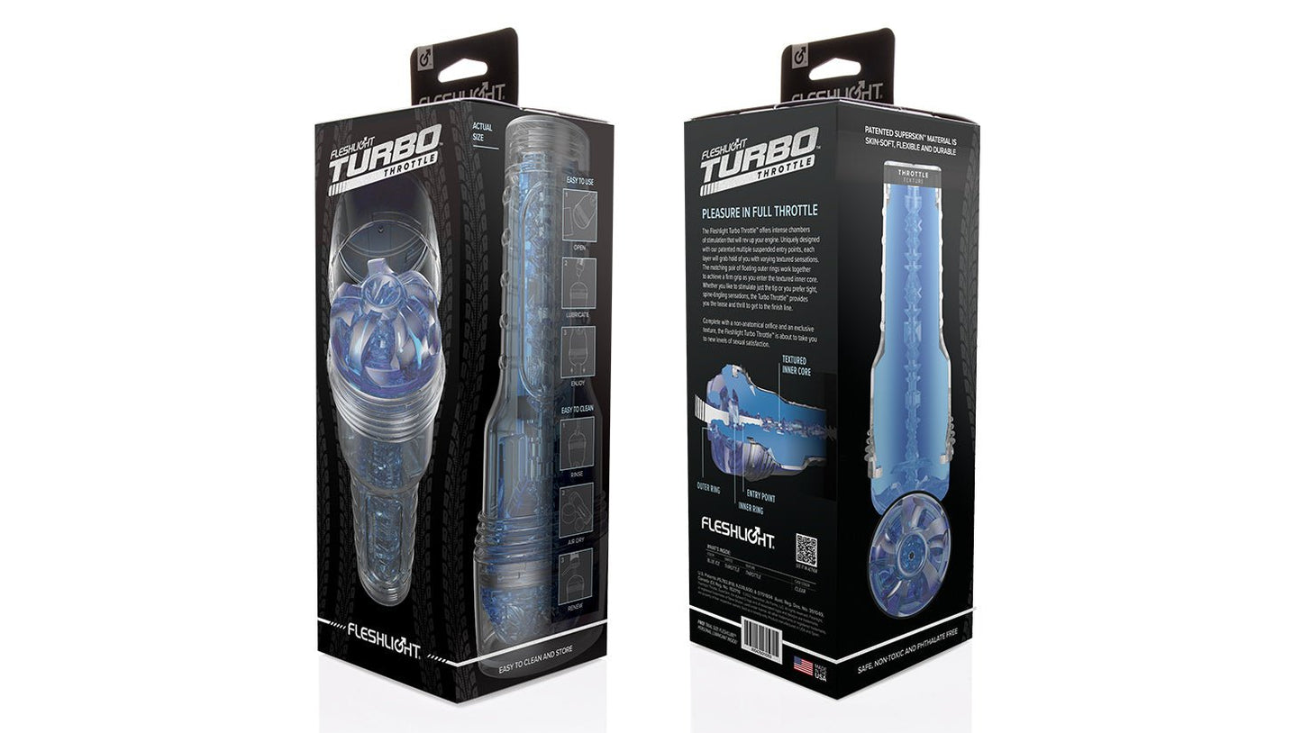 Turbo Throttle (Hielo Azul) - Fleshlight