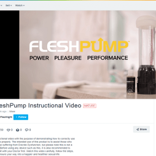 Nueva cuenta de Vimeo/Actualización de vídeo - Fleshlight