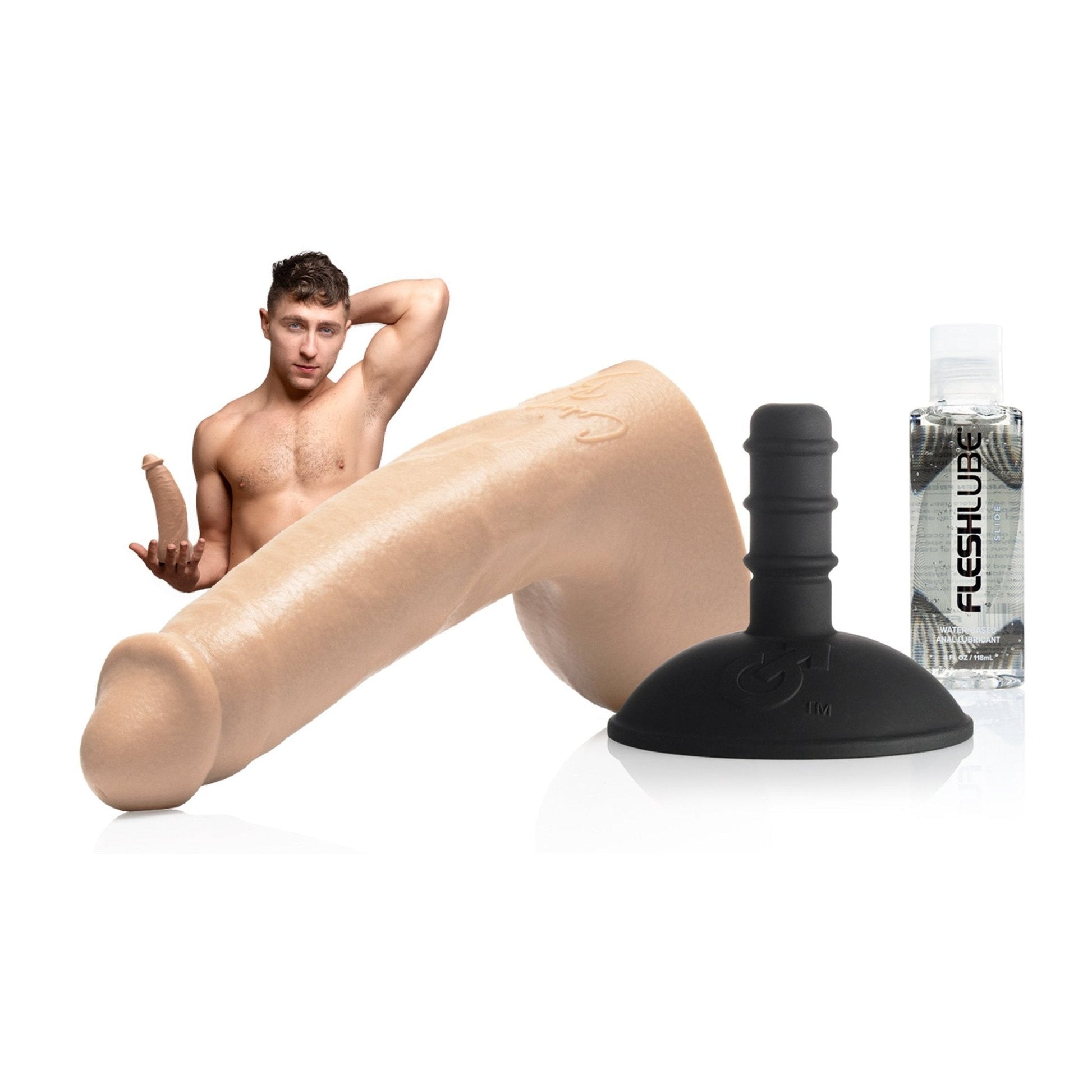 Calvin Banks Dildo Pack con Fleshlube Slide - Fleshlight
