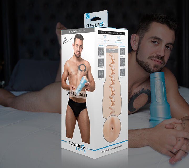 Dante Colle Rugged y Dildo Pack - Fleshlight