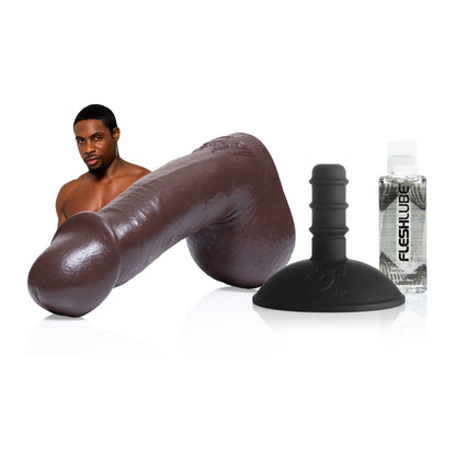 DeAngelo Jackson Dildo Pack con Fleshlube Slide - Fleshlight