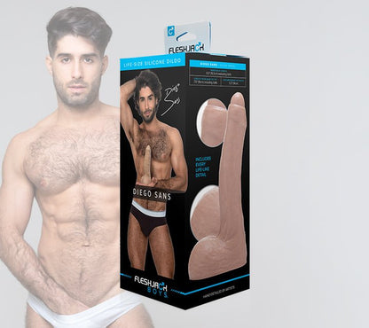 Pack de máquina sexual y consolador Diego Sans - Fleshlight