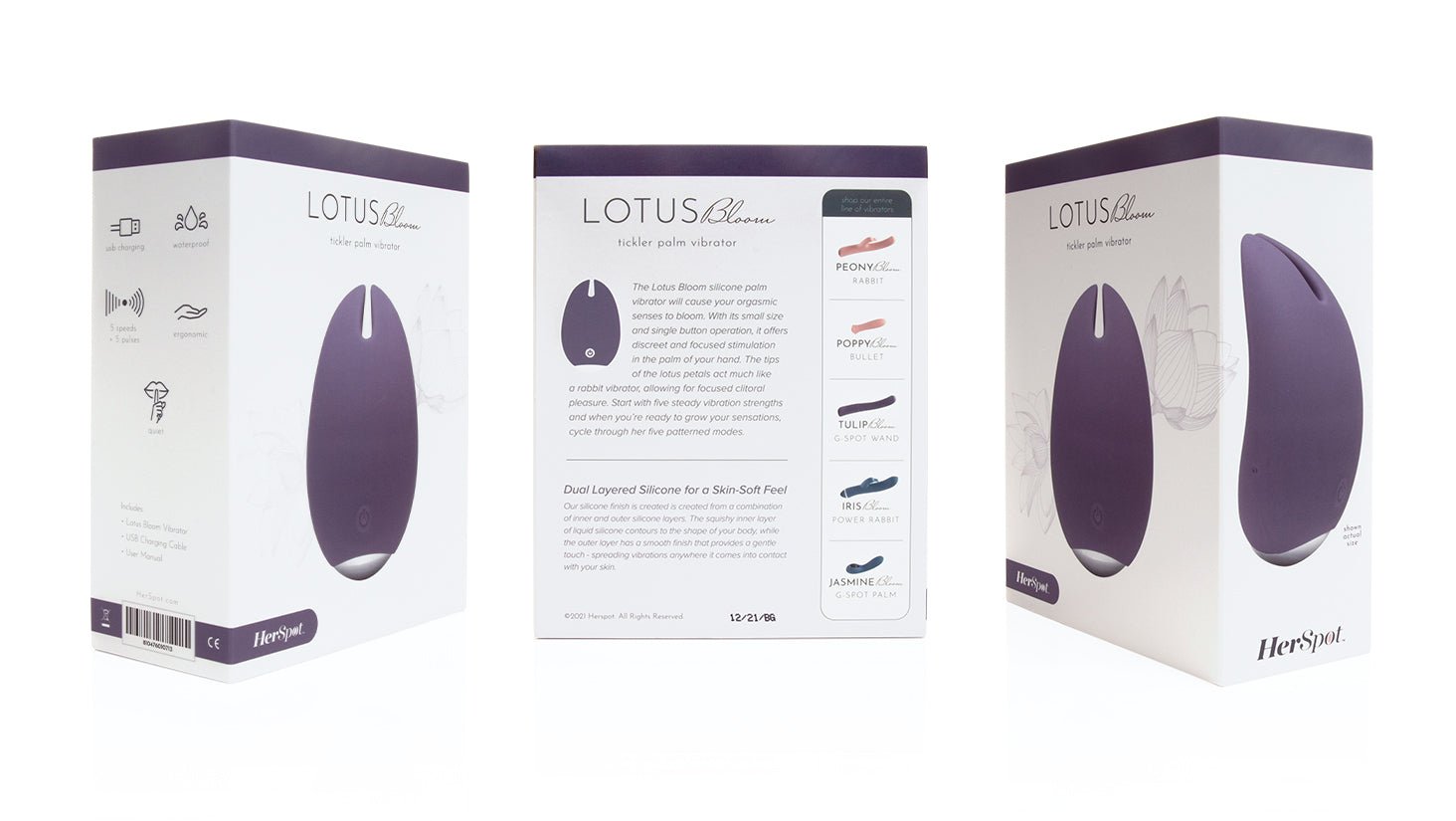 Vibrador de palma Lotus Bloom - Fleshlight